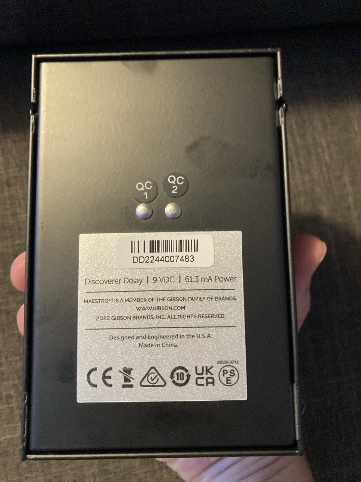 Maestro Discoverer Delay Guitar Analog Effects Modulation Pedal