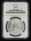 🔥🔥1885-O $1 Morgan Silver Dollar NGC MS64 90% SILVER🔥🔥 GEM Bright White