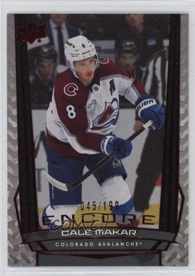 2025-26 Upper Deck Series 1 Encore Red 45/199 Cale Makar #E-82 1vk6