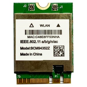 Wireless Hackintosh Bcm94352Z Bcm94360Ng WiFi Card Ngff M.2 1200 Mbps Bluet I0A5 4894822289301 ...