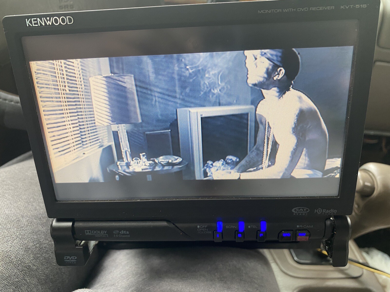 Kenwood KVT516 Car Stereo Head Unit Flip Up Flip Out Screen DVD Player eBay