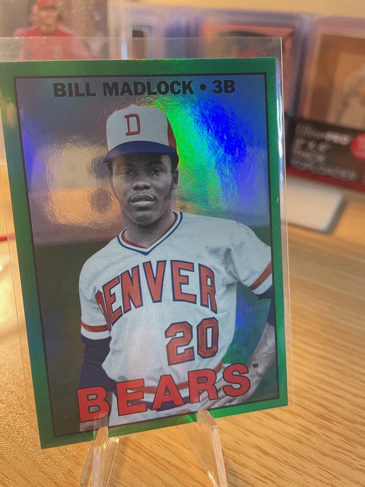 2023 Topps Pro Debut #MILB-14 MiLB Legends Bill Madlock Green Foil Parallel #/99 - Image 2 of 4
