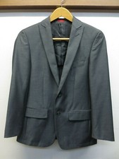 EUC John Varvatos USA Dwell Gray Polyester Rayon Blend 2 Button Suit Jacket 36R
