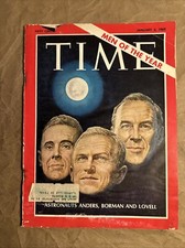 Time Magazine January 3, 1969 Astronauts Anders, Borman And Lovell