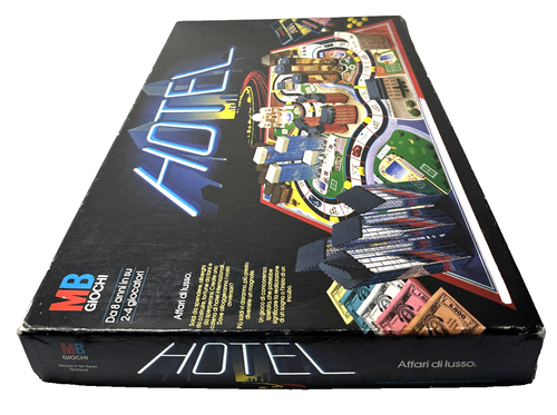HOTEL GIOCO IN SCATOLA MB GIOCHI 1986 COMPLETO VINTAGE (manca un lampioncino) - Foto 14 di 18