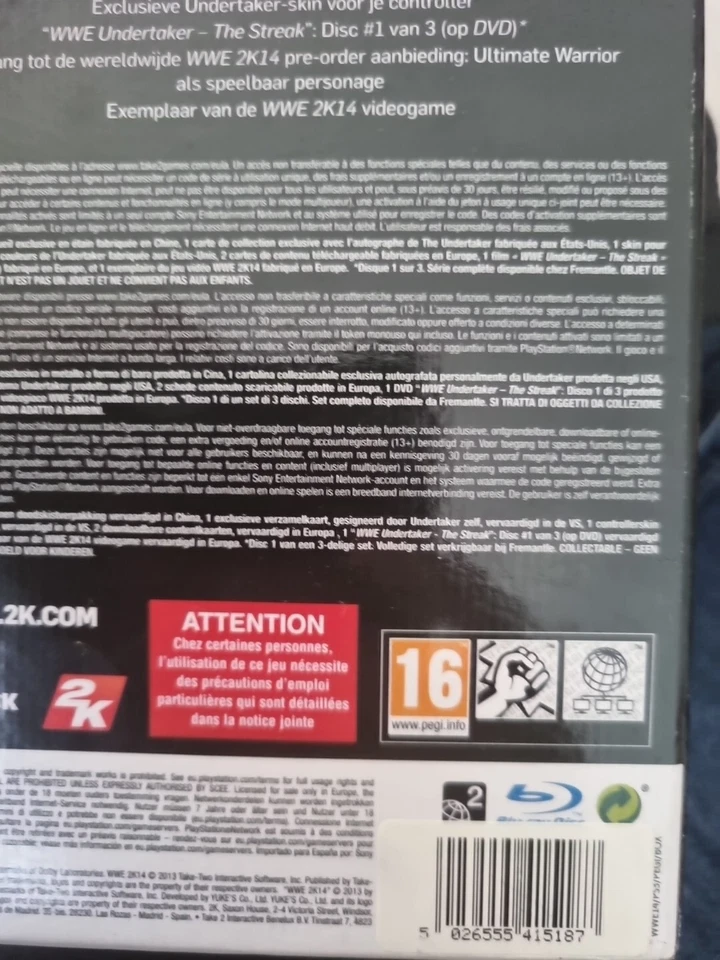 WWE The Undertaker PS3 2k14 Phenom Edition - Image 4 of 4