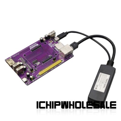 CM4 Mini IO Expansion Board (R3)+Gigabit PoE Splitter for Raspberry Pi 3B+