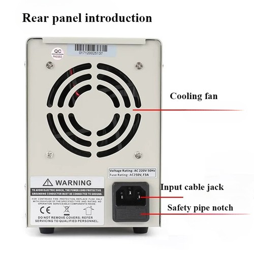 220V High Precision Adjustable Digital DC Regulated Power Supply 30V/5A KA3005D - Picture 4 of 17