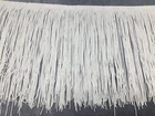 WHITE LONG TASSEL FRINGING TRIMMING. AVAILABLE IN VERY LONG SIZE NOW