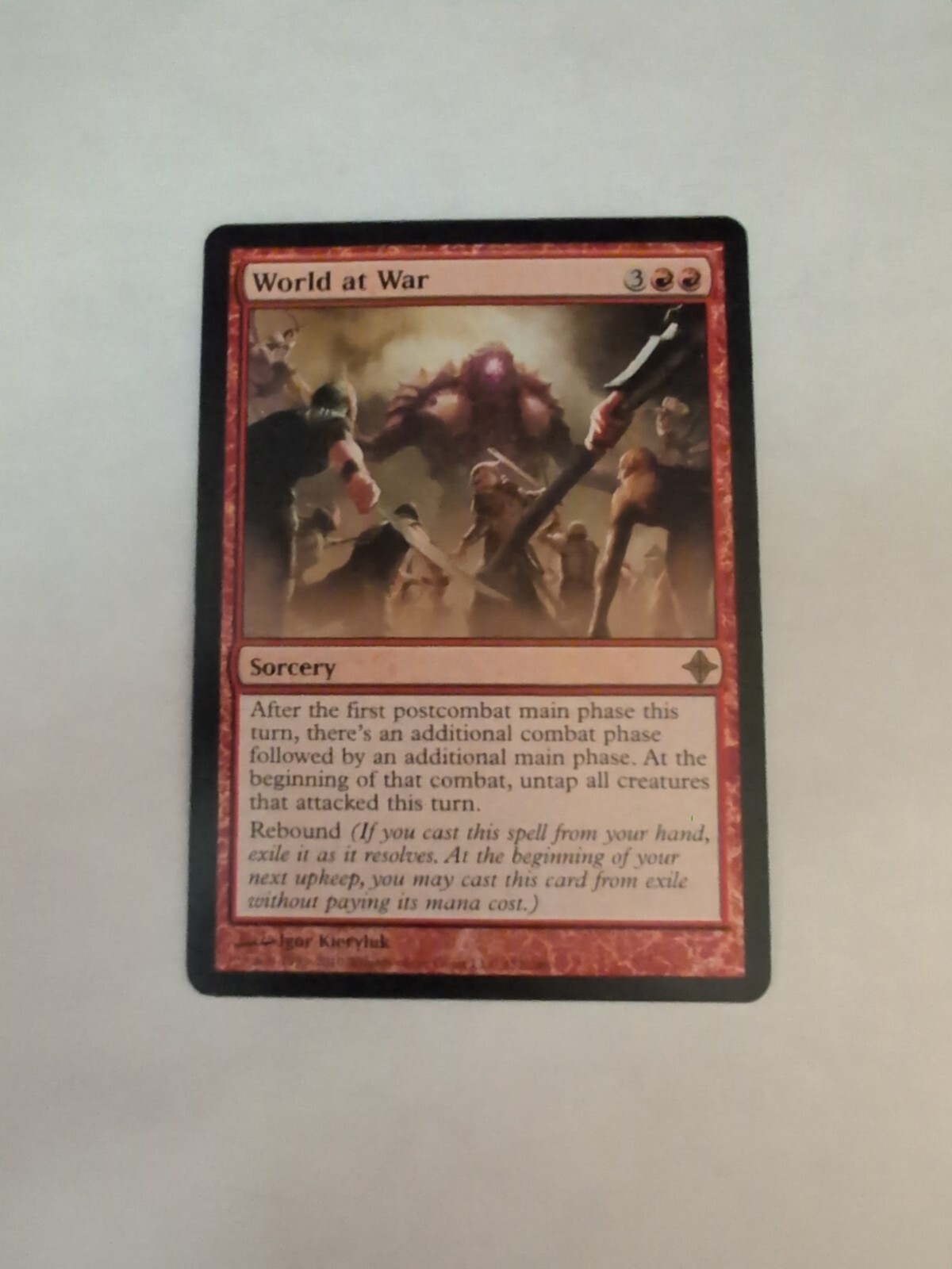 World at War 1x MtG Rise of the Eldrazi SP/NM