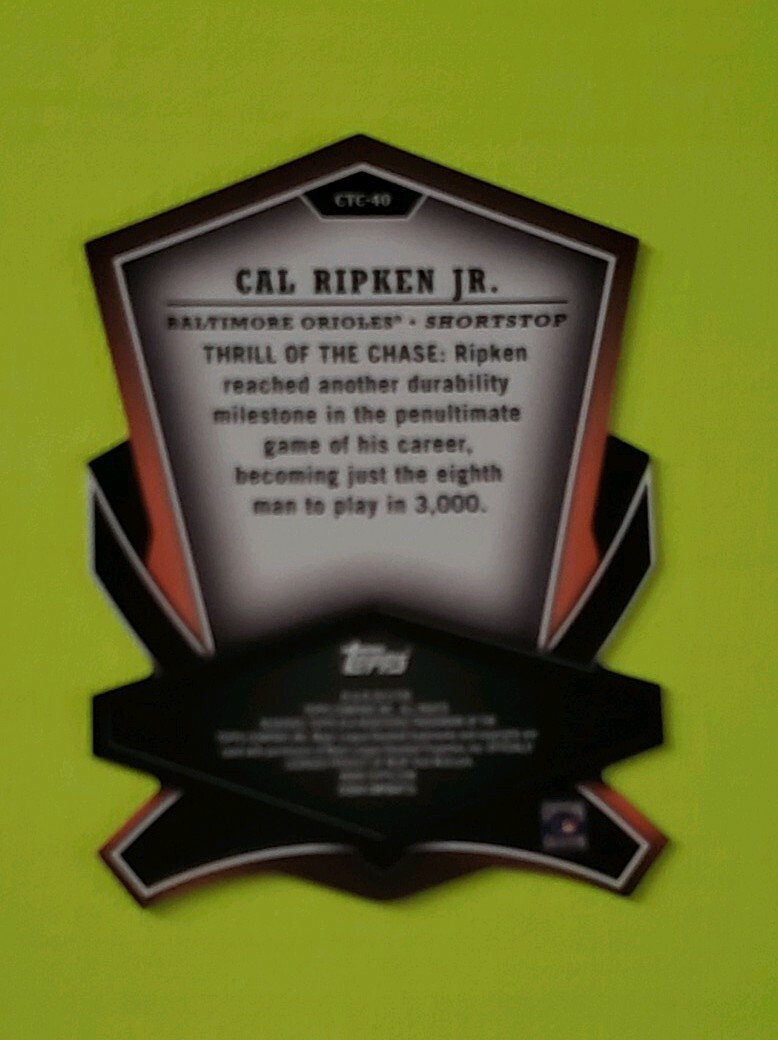2013 Topps Cut To The Chase #CTC40 Cal Ripken Jr. | eBay