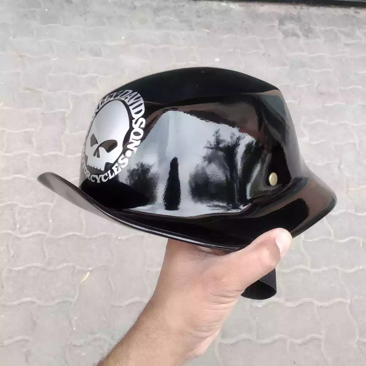 Motorcycle Helmet Bucket hat Style fiberglass custom Helmet Bike
