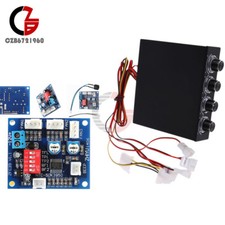 4 Channel 3.5" PC 12V PWM PC CPU Fan Temperature Control Speed Controller Module