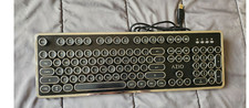 Typewriter USB Keyboard, Azio MK Retro Black/...