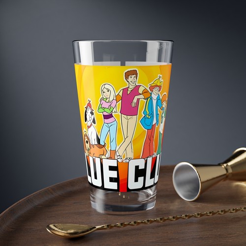 Clue Club Mixglas, 16oz, Dottie, Tieftöner, Wimper, Samstagmorgen Cartoons - Bild 6 von 7