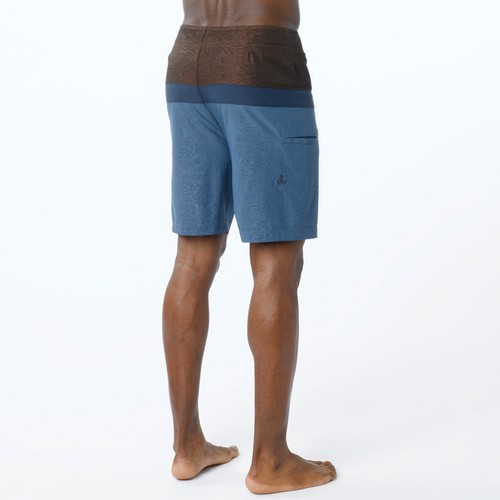 prAna QUICK DRY Water STRETCH Sun UPF Long SURF BOARD Swim SHORTS Mens sz LRG XL - Picture 3 of 8
