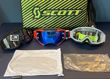 Scott Goggle Case 2684594755223 + Goggles (1) FURY (1) SPLIT OTG (1) PRIMAL