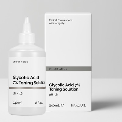 Glycolic Acid Toner 7% | Gently Exfoliates & Brightens | 240ml