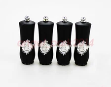 Black New Design  Empty Lipstick Tube Lip Balm Bottle Container DIY ID 12.1mm