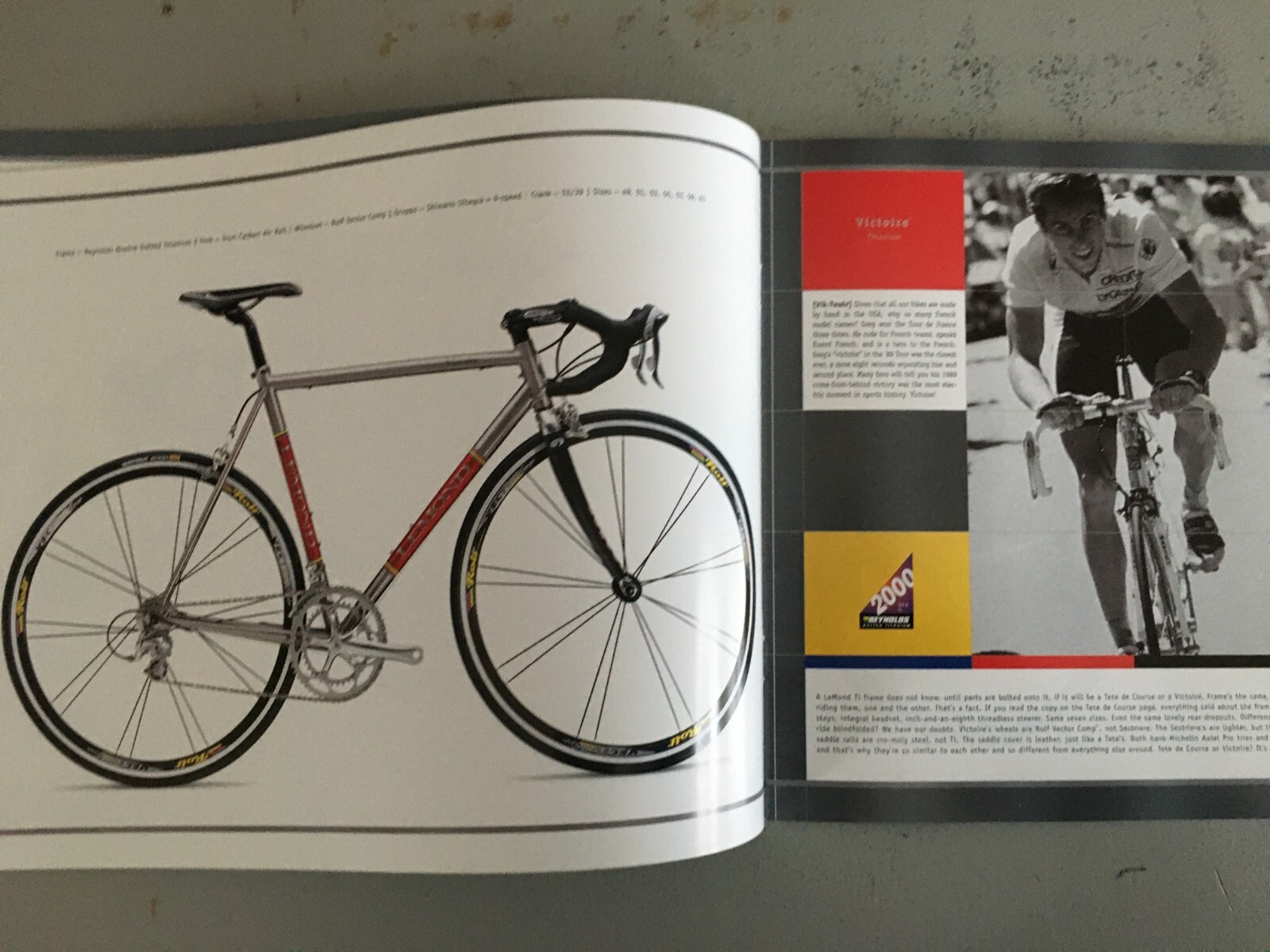Vintage LeMond Bicycle Catalog 2001 eBay