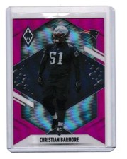 2021 Panini Phoenix Pink Christian Barmore RC 160 126/199
