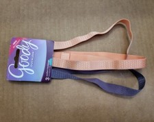Goody Ouchless 3 Pack Of Comfort Headwraps- Peach And Lavender Color