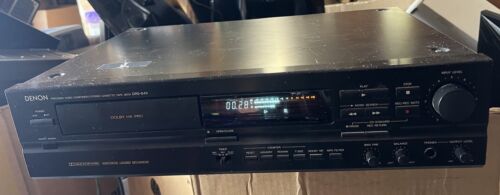 Denon DRS-640 Single Cassette Deck TESTED WORKING - Picture 1 of 9