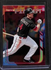2014 Topps Finest Red Refractor #20 Paul Goldschmidt No 8 of 25