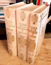 STORIA DELLA REPUBBLICA DI GENOVA in 3 tomi - DONAVER -  RISTAMPA ANASTATICA