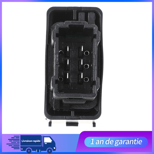 BOUTON DE LEVE VITRE AVANT DROIT POUR BERLINGO PARTNER 207 6490E2 6554QK - Picture 3 of 7