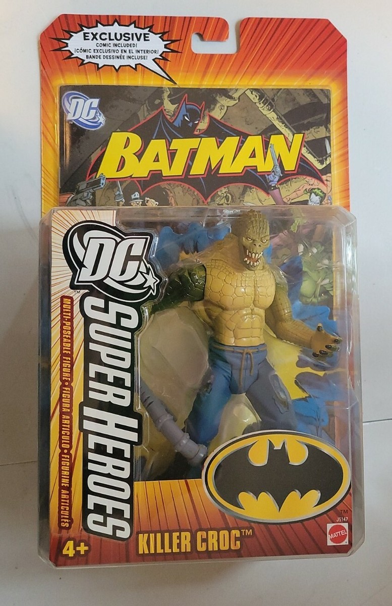 NEW 2005 MATTEL BATMAN DC SUPER HEROES KILLER CROC FIGURE ! S81 | eBay