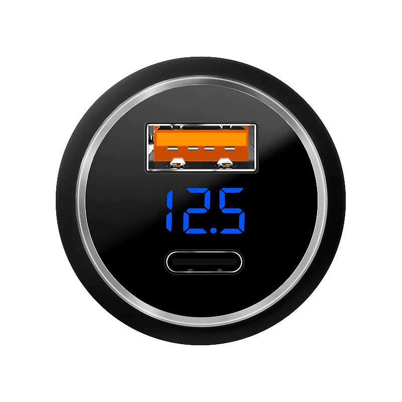 revolt Kfz-USB-Ladegerät, LED-Spannungsanzeige, USB-C PD & USB Typ A, 32 W - Bild 2 von 4