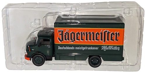 Boxvan scala 1:43 DeAgostini/IXO Mercedes Benz L1113 - Jagermeister - Nuovo con scatola - Foto 2 di 2