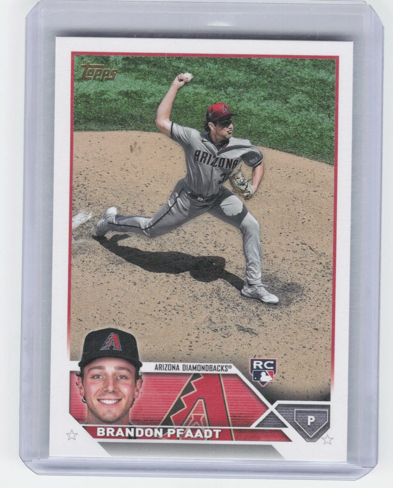 2023 Topps Update #US6 Brandon Pfaadt Golden Mirror Image Variation SSP