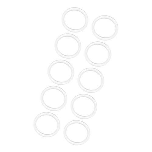 Silicone O-Rings Rubber Gaskets Seal Ring - 10 Packs - 15mm ID x 19mm OD x 2mm H