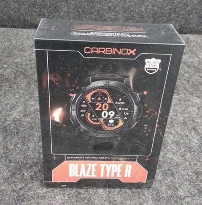 CARBINOX Blaze R GPS Smart Watch 43mm 150GB Black
