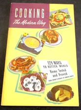 VTG 1948 Cooking The Modern Way Planters Edible Oil Company Recipe Booklet Ad