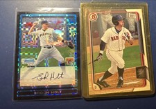 2009 Bowman Draft PicksProspects Brock Holt #BDPP25 X-Fractor /199 (RC) &2015  