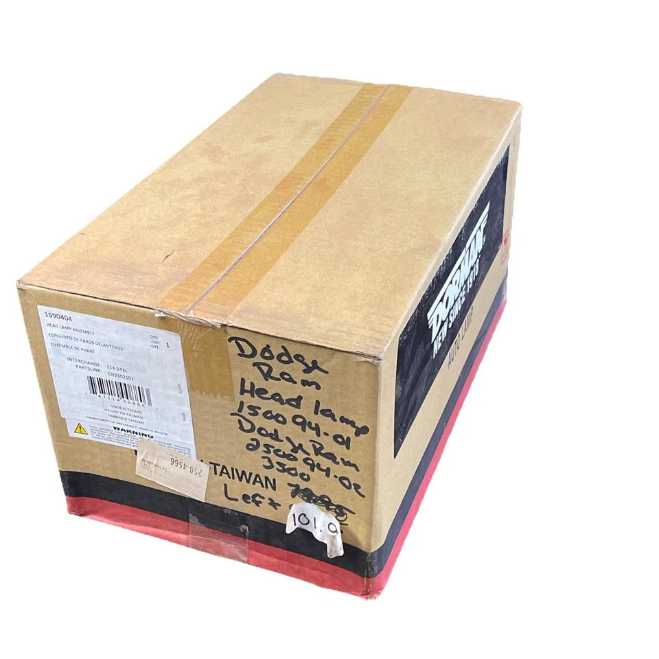 Dorman 1590404 освещение - внешний - фары в сборе слева Dodge Ram 1500 новый! - Изображение 4 из 4