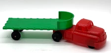 Wyandotte Toys Plastic Stake Tractor Trailer Truck