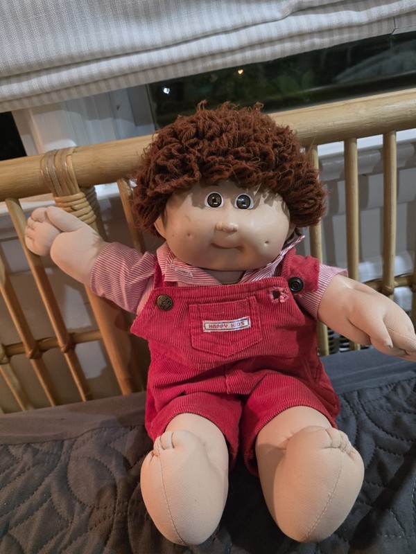 Cabbage Patch Doll Happy Kids 1982 Rare Red Jumper