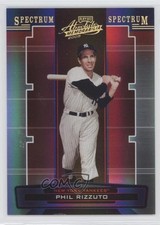 2005 Playoff Absolute Memorabilia Spectrum Gold 8/25 Phil Rizzuto #172 HOF y0i