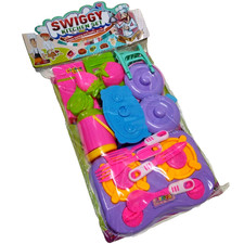 Kids Cooking Play Set 18pcs Kitchen Accessories  Play Food Pretend Chef Toy Gif