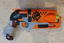 Nerf Zombie Strike HammerShot Blaster Revolver With 6 Darts