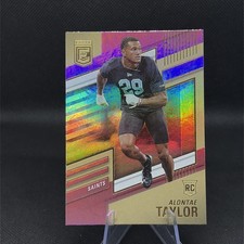 2022 Panini Donruss Elite Alontae Taylor RC#195 Pink Parallel New Orleans Saints