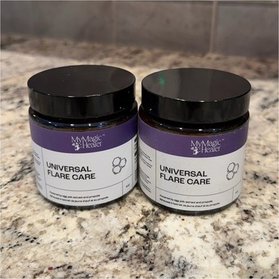 My Magic Healer Universal Flare Care Skin Moisturizer Shea Butter 2 Jars 4oz EA