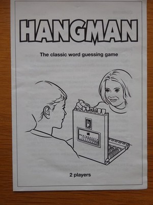Henker MB Spiele Klassiker Wortraten Ersatz Ersatz Regeln Anleitung