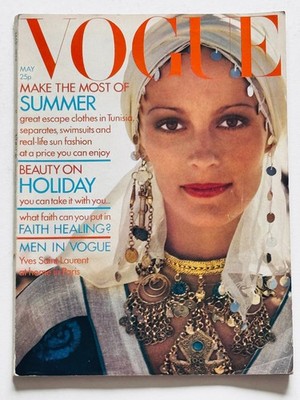1972 70s vintage Vogue fashion Quorum John Bates Bus Stop Lizzie Carr Massey YSL