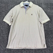 Tommy Hilfiger Polo Shirt Mens XL White Short Sleeve Cotton Casual Logo City