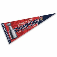 Florida Panthers 2025 Stanley Cup Champions Pennant Flag